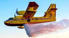 Los Angeles wildfires drone firefighting aircraft crash