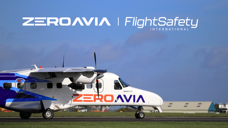 ZeroAvia FlightSafety International hydrogen aircraft
