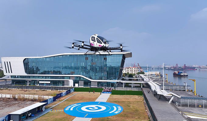 EHang EH216-S self flying electric air taxi