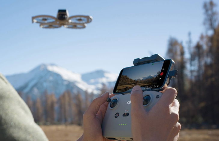 Controlling a drone in flight